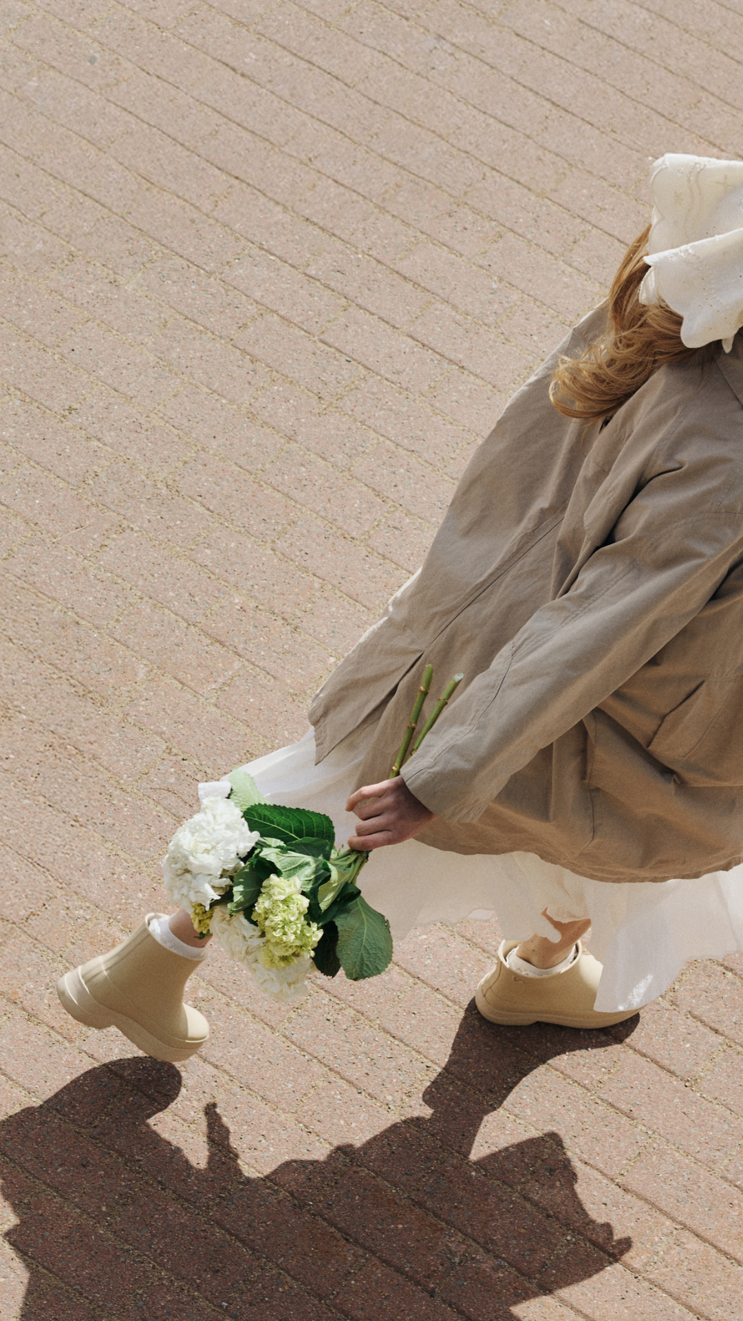 Bottes beige Arid en scène de printemps
